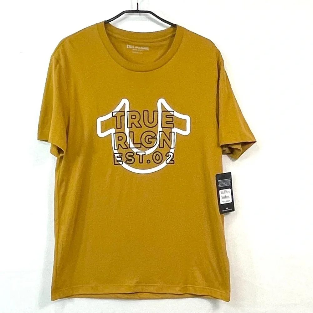 True Religion Horseshoe Graphic Crewneck T-Shirt Size M